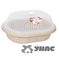 Хлебница настольная &quot;Плетенка&quot; Эльфпласт 441 (24)