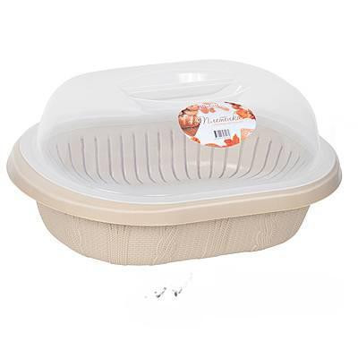 Хлебница настольная "Плетенка" Эльфпласт 441 (24)