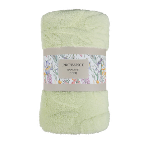 PROVANCE Ботаника Плед с узором 130х170см, 100% полиэстер, 3 цвета