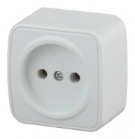 ЭРА Intro Polo роз. 1 мест. 16А  ОУ, белый 3-201-01, 3801