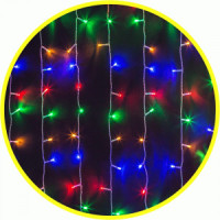 Гирлянда-занавес 288LED RGB 1,5*1,5м/15нит. проз. IP20 NGF-C01-288RGBY-8-1.5x1.5 Navigator 61860