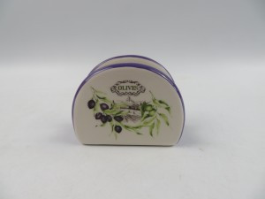 Подставка д/салфеток Оливки керамика (кратность 8шт!!!) МФК MFK21038