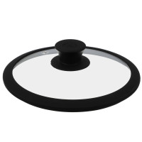 SATOSHI/BY COLLECTION Крышка стекло/силикон с ручкой, 20см