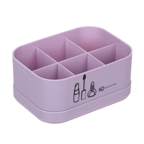 ЮНИLOOK Органайзер для косметики 15,6х11,3х7 см, пластик PP, 2 цвета