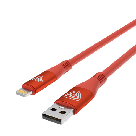 BY Кабель для зарядки Flexi iP, 1 м, 2.4А, быстрая зарядка, оранжевый