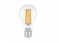 General филамент ЛОН A65S E27 25W(2450Lm) 6500K 6K 60x105 (нитевидная) прозр. 661006