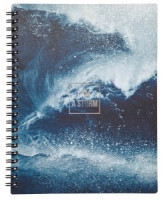 Тетрадь общая BeSmart А5 120л. клетка спираль мягк пер. Storm волнаN1931 1169755