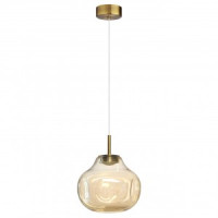 ODEON LIGHT 5097/4L PENDANT ODL25 421 ант.бронз/янт./мет./стекло Подвес LED 4W 4000K 388lm VASO