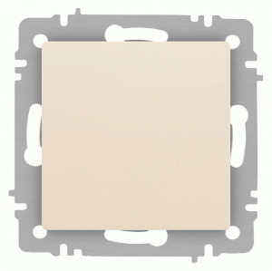 ЭРА Intro Accent мех. выкл. (перекл.) СУ 1 кл. перекрест. 10А 250В, слоновая кость 6-108-02