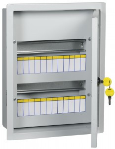 IEK TITAN 3 щит (корпус) метал. ЩРв-24 (395х310х120) встраиваемый IP31 MKM14-V-24-30-T