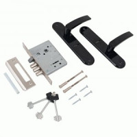 Рязань ЗВ 9-6/13 черный б/о 77305 Замок врезной с/руч (9)