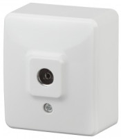 ЭРА Эксперт роз. TV ОУ 1 мест. бел. (RG6) 11-3201-01 (1/16/160)