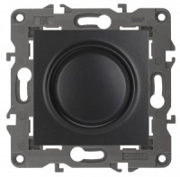 ЭРА 14 Elegance мех. диммера СУ поворотно-нажимной, 400ВА 230В, антрацит 14-4101-05 автоклеммы 4476