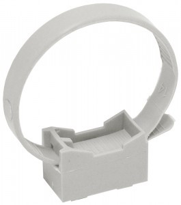 IEK крепеж-клипса хомутный (стяжка) CFF1 16-32мм серый (уп.100шт цена за шт) CTA10MP-CFF132-K41-100