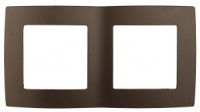 ЭРА 12 рамка СУ 2 мест. бронза, 12-5002-13 5174