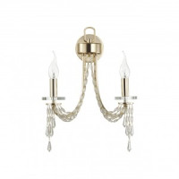 ODEON LIGHT 5063/2W CLASSIC ODL24 537 зол./прозр./мет/хрусталь Бра E14 2x40W CAPEL 82