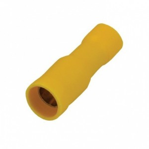 EKF наконечник разъем-штекер "мама" РшИм 5,5-6-4 желтый (уп.100шт, цена за уп) rhim-5,5-6-4