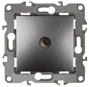 ЭРА 12 мех. роз. TV, СУ 1 мест. графит, автоклеммы 12-3101-12 4337