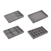 Органайзер для украшений, 21,3x12,4 см, ПВХ, 4 дизайна, арт.1