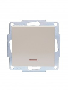 Lezard VESNA мех. выкл. СУ 1 кл. 10А (инд) перламутр (корп. ABS)   742-3088-111