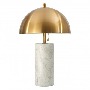 ODEON LIGHT 7088/2T MIDCENT ODL25 233 Настол. св-к с выкл. бронз./бел.мрам. IP20 E14 7W 220V RUFINA