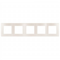 ЭРА 12 рамка СУ 5 мест. САТИН, перламутр 12-5105-15 9417