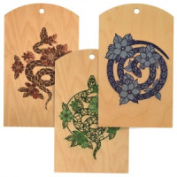 Доска разделочная Гарафена, 17*29см (кратность 3!!!) береза МТ88-484 Мультидом