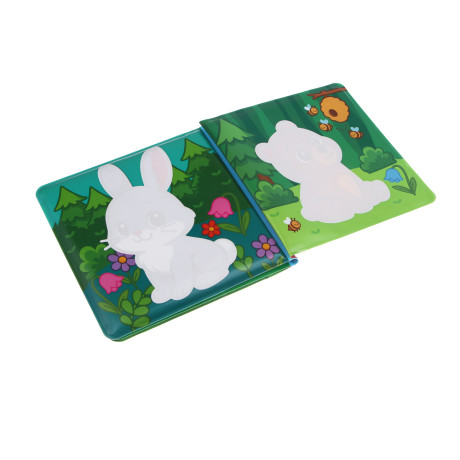 ИГРОЛЕНД Книжка "Раскрась водой", PEVA, поролон, 14х14см, 4 дизайна