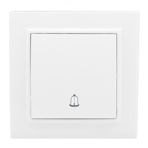 Кнопка звонка  СП, Минск, 10А, белый EKF