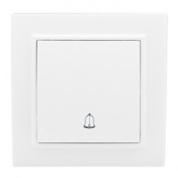 Кнопка звонка  СП, Минск, 10А, белый EKF