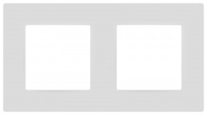 ЭРА 12 рамка СУ 2 мест. Классик, белый матовый 12-5202-01М
