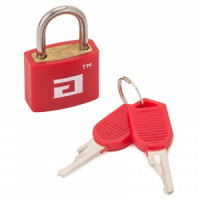 АЛЛЮР Замок навесной ВС1Л-20 КРАСНЫЙ d=2,8мм для чемоданов (480,40)