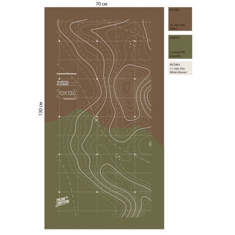 BY РУССКИЕ СУПЕРГЕРОИ Полотенце быстросохнущее из микрофибры, 70х130см, 100% полиэстер, 3 дизайна