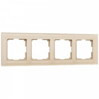 Werkel рамка СУ 4 мест. Favorit (шампань)  (WL01-Frame-04 a040873)W0041111 a050794