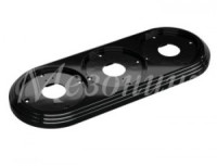 МЕЗОНИНЪ РЕТРО УСАДЬБА Рамка 3-местная ABS-пластик ЧЕРНЫЙ,  GE30703-05