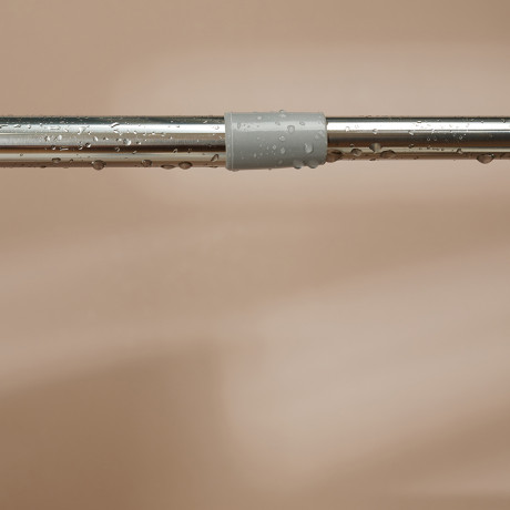 Карниз для шторы в ванную тм VETTA, 2,6м, телескопический, нерж.сталь