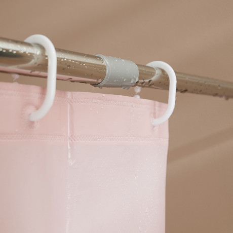 Карниз для шторы в ванную тм VETTA, 2,6м, телескопический, нерж.сталь