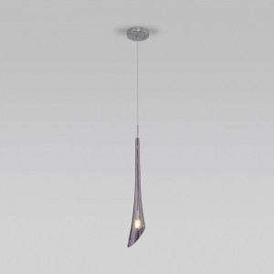 Eurosvet св-к подвесной  G9 1x5 Вт 165х65х1500 металл хром/дымчатый Folio 50224/1 a058961