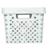 Корзина для хранения с крышкой 17л, 36,5х27,5х21,5см, пластик, 2 цвета