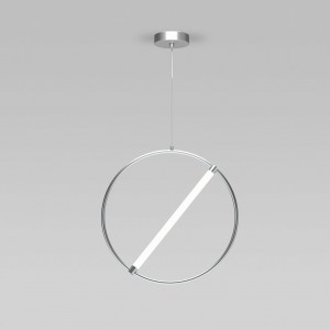 Eurosvet св-к подвесной 294lm 370х370х1500 металл хром Element 90281/1 a061420