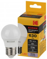 KODAK шар P45 E27 7W(630lm) 6000K 6K 80х45 170-265В P45-7W-865-E27 2 года 57616