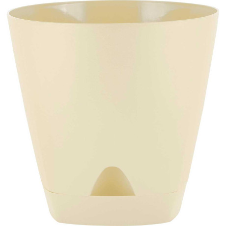 Горшок с прикорн полив АМСТЕРДАМ 4л сливочн х6