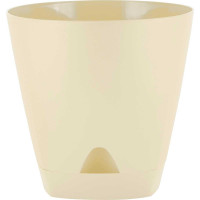 Горшок с прикорн полив АМСТЕРДАМ 4л сливочн х6