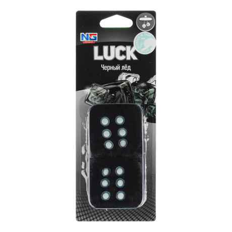NEW GALAXY Ароматизатор воздуха Luck,10 гр.,бабл гам/ваниль/новая машина/черный лед