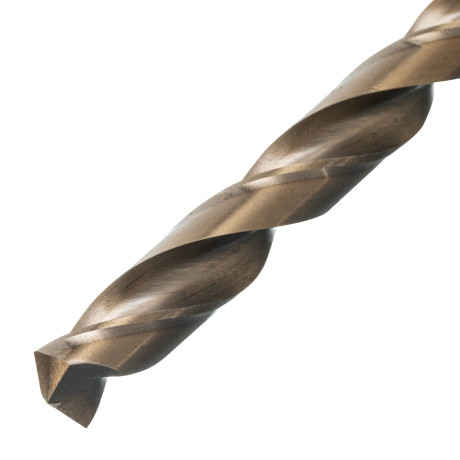 Набор сверл по металлу, 1-10 мм (через 0.5 мм) 19 шт, Р6М5К5, вышлиф, цилиндрический хвостовик Барс