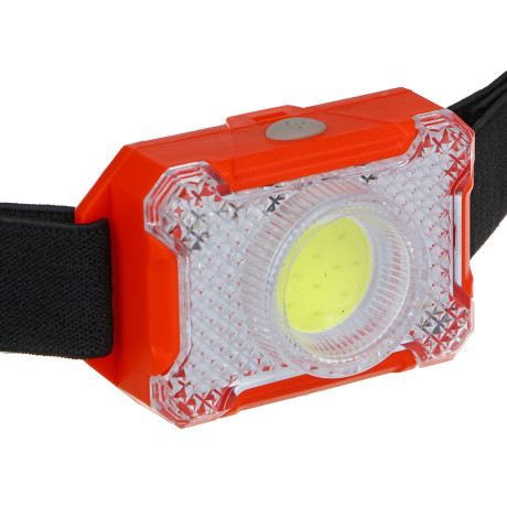 ЕРМАК Фонарик налобный, 1 COB, 3xAAA, 3 режима, пластик, 65х45х27 мм