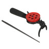 Удочка для зимней рыбалки тм AZOR FISHING, 35см, с катушкой, съемные ножки, файберглаc, 3 цвета