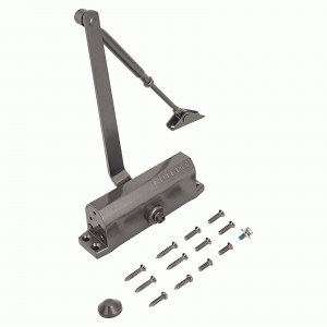 NOTEDO Доводчик дверной  DC-090-НО с фиксатором BRONZE до 90 кг бронза (10)