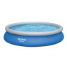BESTWAY Бассейн надувной Fast Set, фильтр-насос, PVC, 457х84см, 57313