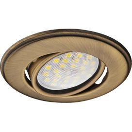 Ecola DH03 MR16 GU5.3 св-к поворот.выпукл. Бронза 25x88 FB1601EFS (10!)